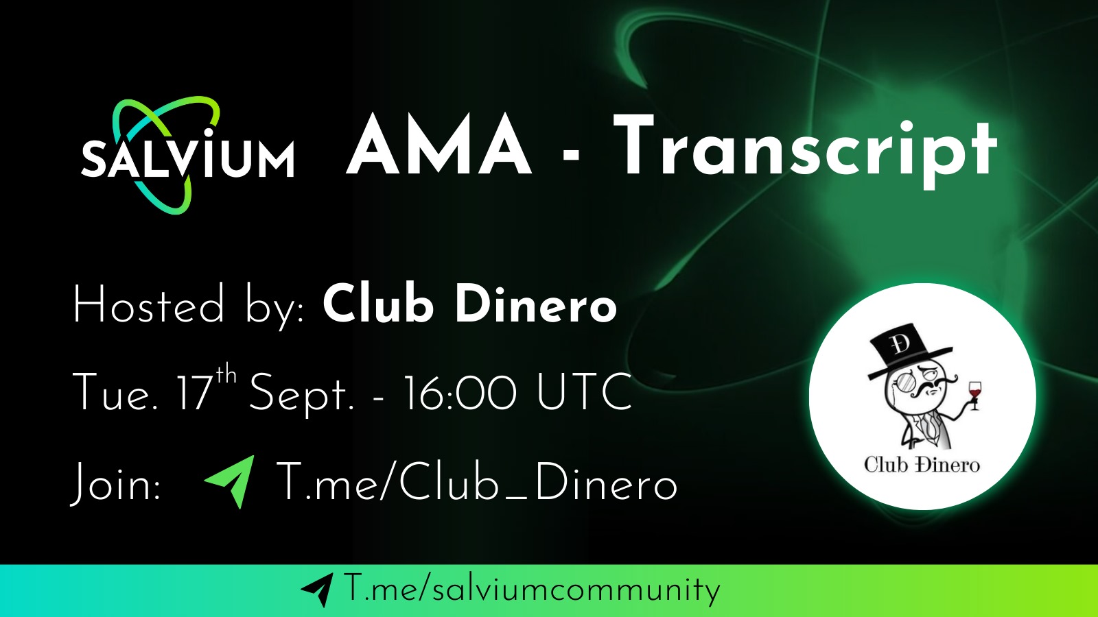 TRANSCRIPT – Club Dinero AMA